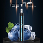 Το Iget συν τις πολλαπλάσιες γεύσεις 1200 ηλεκτρονικό τσιγάρο ριπών ατμοποιεί το προϊόν μίας χρήσης μανδρών 4.8ml Vape